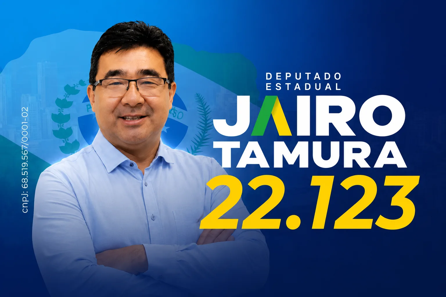 Jairo Tamura — Deputado Estadual do Paraná, número 22.123